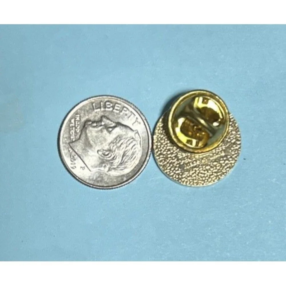 School Pride Black & Gold, Wildcats,Cats, or Panther Paw Print small Lapel Pin